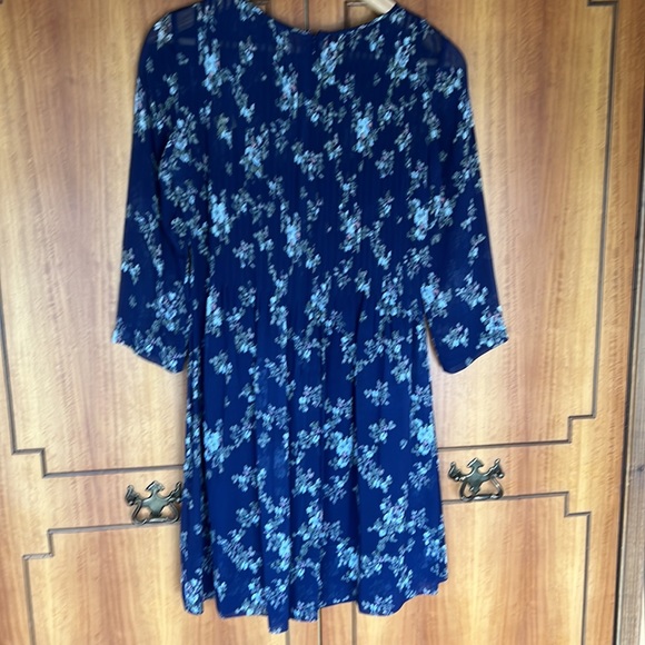 Flowered Silk Club Monaco Dress - like a Monet painting! - Picture 4 of 4